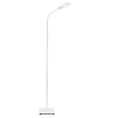 Abbildung von B.K.Licht LED Stehlampe dimmbar, warmweiß bis kaltweiß einstellbar, Touch, Leselampe, Deko Wohnzimmer, Lampe, Deckenfluter, Bogenlampe, Standleuchte, Wohnzimmerlampe, 21x21x158,6 cm, Weiß