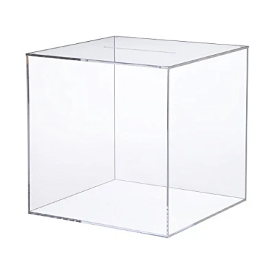Abbildung von Spendenbox aus Acryl 200 x mm/Acrylbox/Losbox/Einwurfbox/Eventausstattung