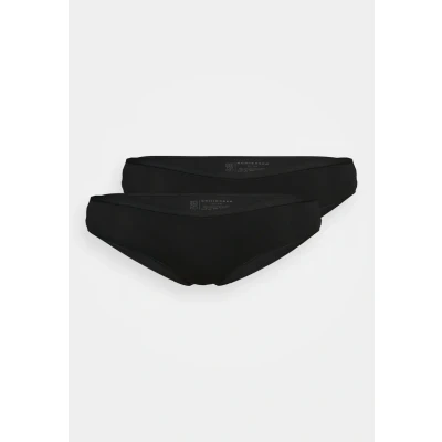 Abbildung von Schiesser 2PACK Hipster Organic Cotton 95/5 Slip, Damen, Größe: 34, Black