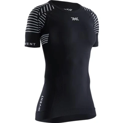 Abbildung von X Bionic Damen Invent Round Neck, Short Sleeve T Shirt, Opal Black/Arctic White, XS