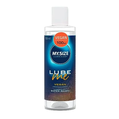 Abbildung von MY.SIZE Lube Me Premium Gleitgel vegan 100 ml I Gleitmittel ohne tierische Inhaltsstoffe Wasserbasierte Gleitgele Lubricant Gel für Toys &amp; Latexkondome geeignet water based lubrication
