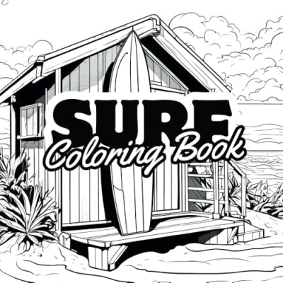 Abbildung von surf Coloring Book: The ultimate colouring book for enthusiasts (Coloring Books)
