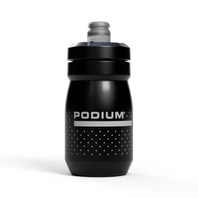 Abbildung von CAMELBAK Podium Fahrrad Trinkflasche 450 ML BPA frei, leicht zu drücken, passt in alle Standard Flaschenhalter Schwarz