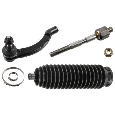 Abbildung von FEBI BILSTEIN 40569 Spurstange Vorderachse links mit Schellen, Lenkmanschetten