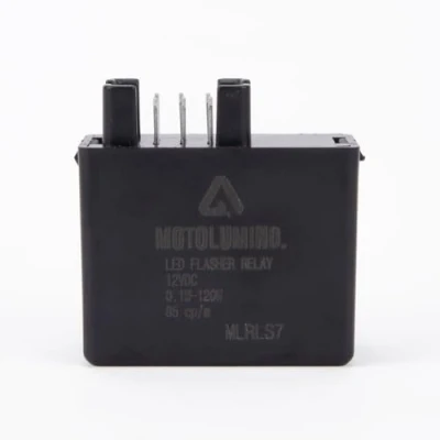 Abbildung von Aharon Motolumino Blinker Relais für Motorräder Universal 12V LED/Halogen Kompatibel mit Suzuki 7 Pin Anschluss LED Blinkleuchten Lauflichtblinker Blinkrelais Blinkergeber