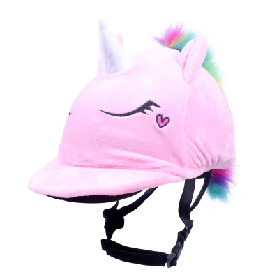 Abbildung von QHP Helmüberzug Einhorn Rosa