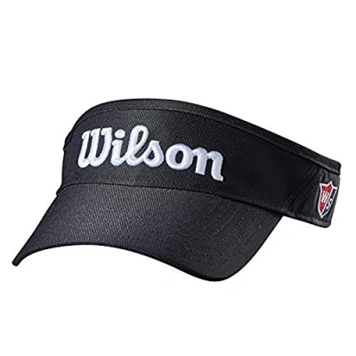 Abbildung von Wilson Herren Visor, Schwarz, M EU