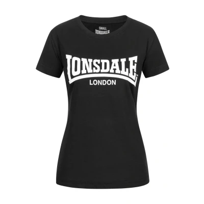 Abbildung von Lonsdale Cartmel Tshirt print, Damen, Größe: Large, Black