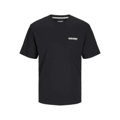 Abbildung von JACK&amp;JONES JUNIOR Jungen Jjelegacy Tee O Neck Jnr T Shirt, Black/Detail:Moonbeam/Fit Loose, 152 EU