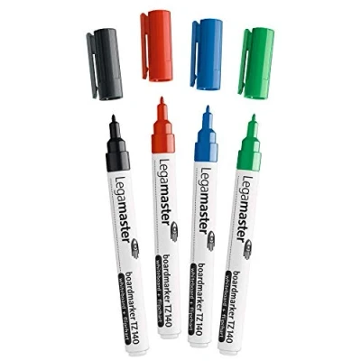 Abbildung von Legamaster 7 114094 Boardmarker TZ140 4er Set, sortiert