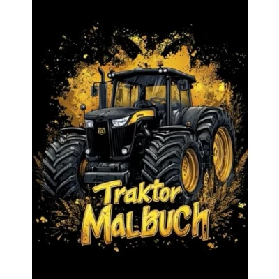 Abbildung von Traktor Malbuch: Traktoren auf dem Bauernhof zum Ausmalen für Kinder und Erwachsene : Entspannende Malvorlagen Stressabbau Konzentration