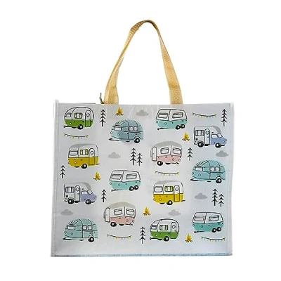Abbildung von DV Fashions Caravan recycelte Kunststoff Flaschen RPET Wiederverwendbare Einkaufstasche RPBAG05