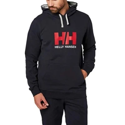 Abbildung von Helly Hansen LOGO Kapuzenpullover, Herren, Größe: Small, Navy