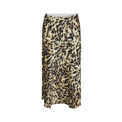 Abbildung von YAS Yaspella MIDI Skirt Alinienrock, Damen, Größe: XS, Black