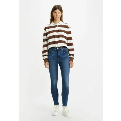 Abbildung von Levi&#039;s 721 HIGH RISE Skinny Jeans Fit, Damen, Größe: 24x28, Dark indigo worn in blue