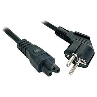 Abbildung von LINDY 30406 Netzkabel für Notebooks mit Schukostecker und C5 Kupplung, 3m