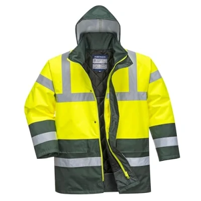 Abbildung von Portwest Warnschutz Kontrast Traffic Jacke, Größe: L, Farbe: Gelb/Grün, S466YGRL