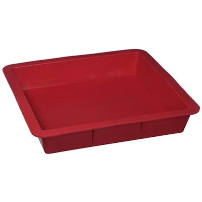 Abbildung von Crealys silikonform quadratische form 24.5cmx4cm 513014