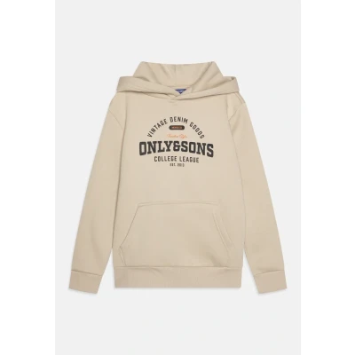 Abbildung von ONLY &amp; SONS junior Osjceres Vintage Print HOOD Kapuzenpullover für Kinder, Größe: 158/164, Silver lining