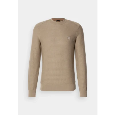 Abbildung von BOSS ORANGE Strickpullover »Anion«, mit Badge