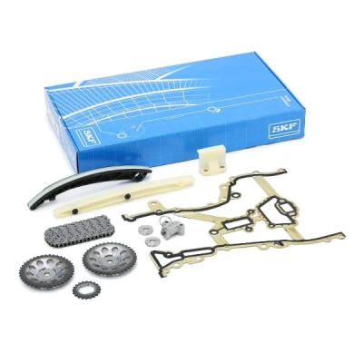 Abbildung von SKF VKML 85000 Steuerkettensatz mit Zubehör, Nockenwellenzahnrad, Kurbelwellenzahnrad Simplex, Kette geschlossen OPEL: Astra H Hatchback
