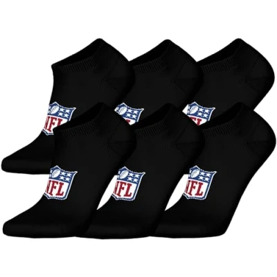 Abbildung von NFL Shield 6pk Sneaker Socks BLK 43/46