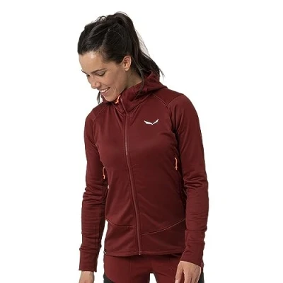 Abbildung von Salewa Unisex Puez Polarlite Hooded Jacket Women, Syrah, L EU