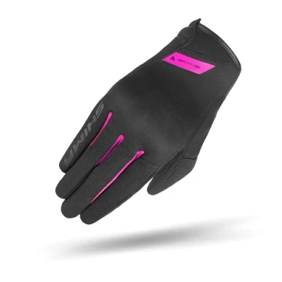 Abbildung von SHIMA ONE EVO Motorrad Handschuhe Damen Kurze Sommer Motorradhandschuhe Schutz Schutzkleidung Stadt Motorcycle Belüftet Verstärkt Leicht Motorbike Sommerhandschuh (Frauen, Rot, S)