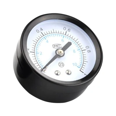 Abbildung von Manometer Wasser 0 10 Bar,Durchmesser: Ø 50 mm，Druckluft 1/4 BSP Messinganschluss， für Druckluft und Vakuum