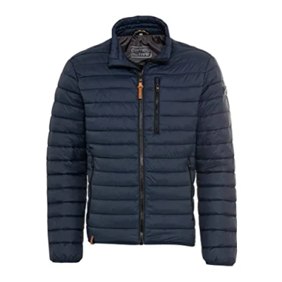 Abbildung von camel active Herren Jacke Leichte Steppjacke Ohne Kapuze, Dunkelblau (Navy), 30