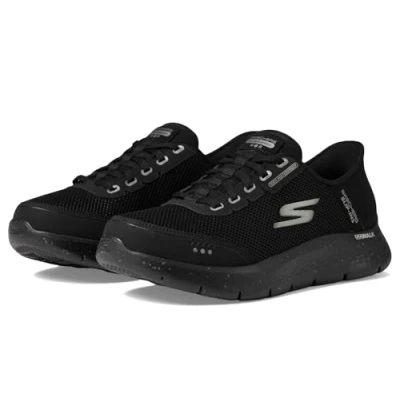 Abbildung von Skechers Herren Go Walk Flex Sneaker, schwarz/weiß, 42 EU