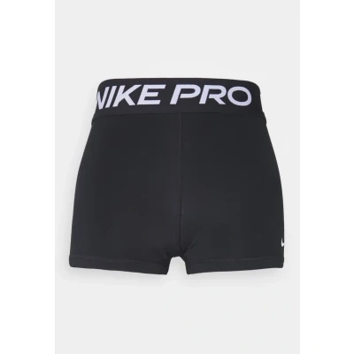 Abbildung von Nike Pro 3in Shorts Damen Schwarz, Weiß, Größe L