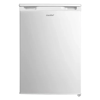 Abbildung von Comfee RCD133WH3(E) Kühlschrank, 131L Kühlschrank ohne Gefrierfach, Inverter Kompressor, Obst und Gemüsefach, 84.5cm Hx55.3cm B, 72 kWh pro Jahr, Einstellbare Temperaturregelung, verstellbare Füße