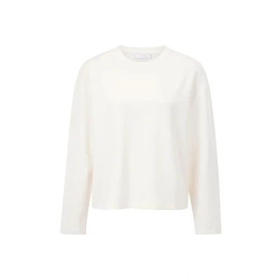 Abbildung von Rich &amp; Royal AUS Supersoftem Langarmshirt, Damen, Größe: 40, Pearl white