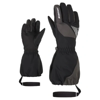 Abbildung von Ziener Kinder LAILACO Ski Handschuhe/Wintersport wasserdicht, PFC frei, Graphite, 4