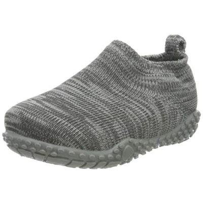 Abbildung von Playshoes Strick, Unisex Kinder Niedrige Hausschuhe, Grau (Grau 33), 26/27 EU (9 Child UK)