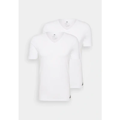 Abbildung von adidas Sportswear V NECK 2PK Unterhemd/shirt, Herren, Größe: Large, White