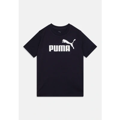 Abbildung von Puma LOGO Unisex Tshirt print für Kinder, Größe: 152, New navy