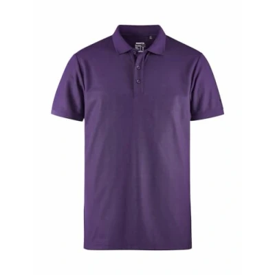 Abbildung von Craft CORE Unify Polo Shirt Poloshirt Herren L True Purple Funktionelles Recyclingpolyester sehr guter Feuchtigkeitstransport Quick Dry Kurzarm Trainingsshirt