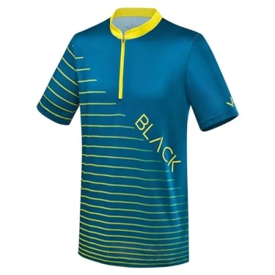 Abbildung von Black Crevice Herren MTB Shirt, Petrol/Yellow, XL
