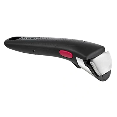 Abbildung von Tefal L98633 Ingenio Kunststoff Griff abnehmbarer Universalgriff kompatibel mit allen Serien Schwarz/Edelstahl