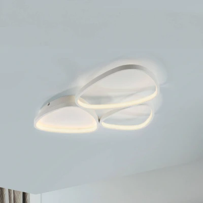 Abbildung von JUST LIGHT Deckenleuchte »PEBBLES«, 1 flammig, Leuchtmittel LED Board fest integriert, LED, dimmbar, Switchmo, Memory, nach Trennung vom Netz