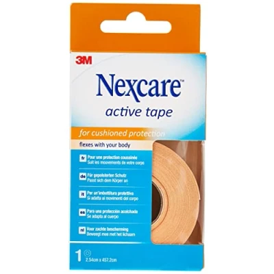 Abbildung von Nexcare Active Tape, Pflaster 2,5 cm x 4,5 m, 1/Packung