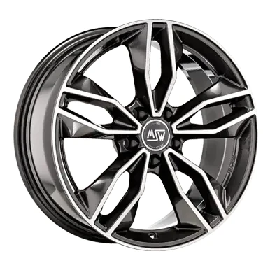 Abbildung von msw 5 loch 18Zoll 112mm Alufelge 71 Antraciet W19277502TT8 Felge 8Zoll 35mm 73mm AUDI: A4 B9 Avant, A6 C7 Avant