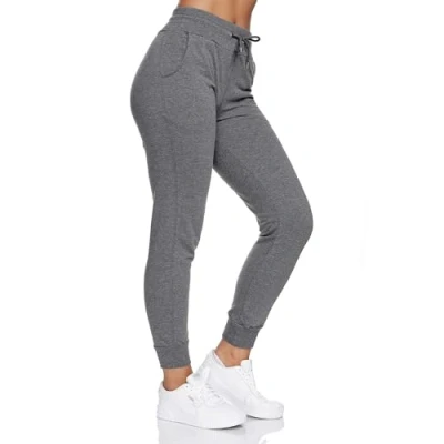 Abbildung von Smith &amp; Solo Jogginghose Damen Sporthose Frauen Baumwolle Sweatpants Slim Fit Freizeithose Lang Trainingshose Fitness High Waist Jogger Laufhosen Modern Anthrazit / 2XL