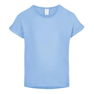 Abbildung von Merry Style T Shirt für Mädchen aus weicher Baumwolle Bequeme Mädchenkleidung MS 468 (Blau, 134 140 (9 10 Jahre))
