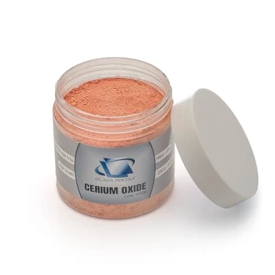 Abbildung von Glass Polish 250g Cerium Oxide Ceriumoxid Hochkörniges Glaspolierpulver Hohe Qualität Ceroxid Glaspoliermittel TREO 85% 3,5 Mikron Braun