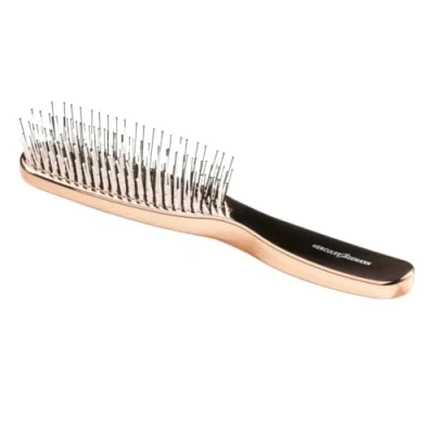 Abbildung von HERCULES SÄGEMANN Zauberbürste Rosé Gold Hochwertige Scalp Brush für sanftes Entwirren ohne Ziepen. Ideal Damen und Herren, geeignet nasses trockenes Haar. Farbe: