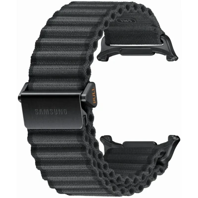 Abbildung von Trail Armband für die Samsung Galaxy Watch Ultra Dunkelgrau Silikon Band