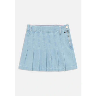 Abbildung von Tommy Hilfiger Pleated Skirt Faltenrock für Kinder, Größe: 104, Drapeylight